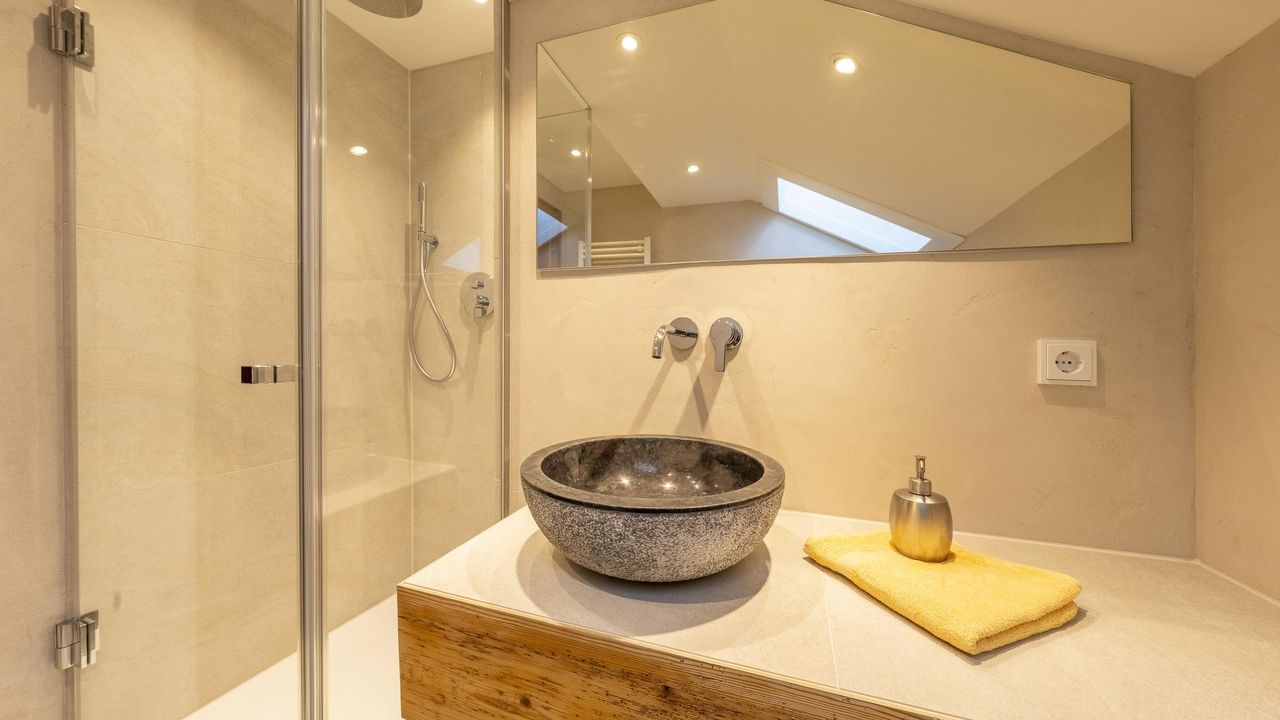 Ferienwohnung Gipfelglück Badezimmer-Ferienwohnung Ferienwohnung Gipfelglück Badezimmer-Ferienwohnung